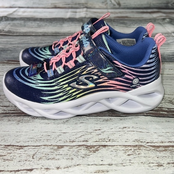 Skechers Unisex-Child Twisty Brights-Mystical Bli Sneaker US Size 2.5 - Picture 1 of 12